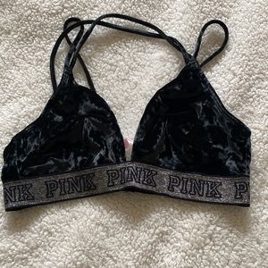 Pink  Victoria Secret Velvet Bra